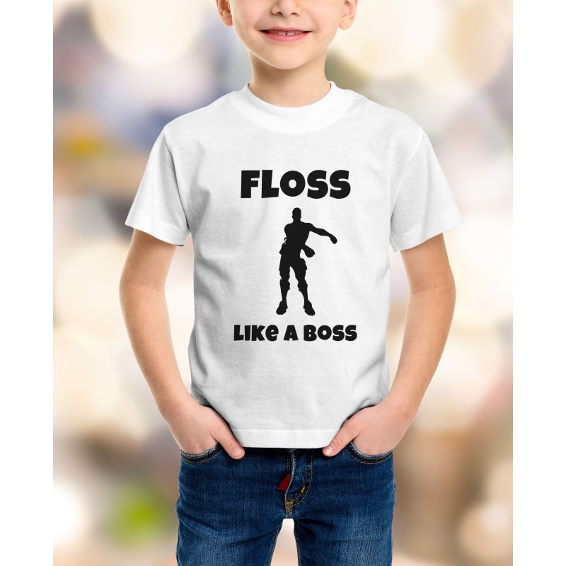 Floss like a boss kid's t-shirt