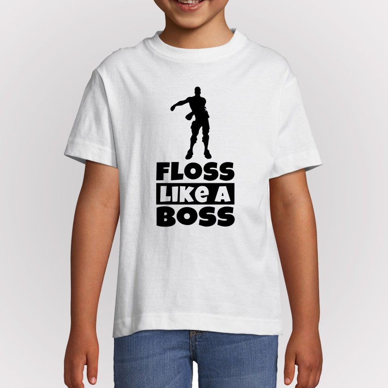 Floss like a boss kid's t-shirt