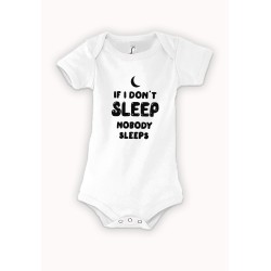If i don't sleep.. nobody sleeps Βρεφικό φορμάκι