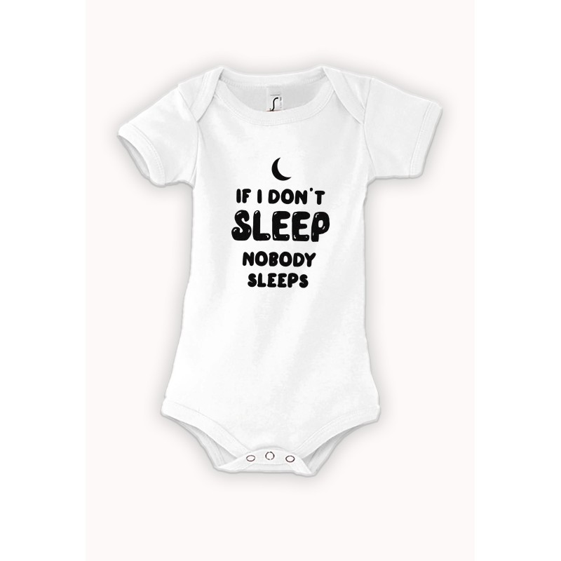 If i don't sleep.. nobody sleeps Βρεφικό φορμάκι