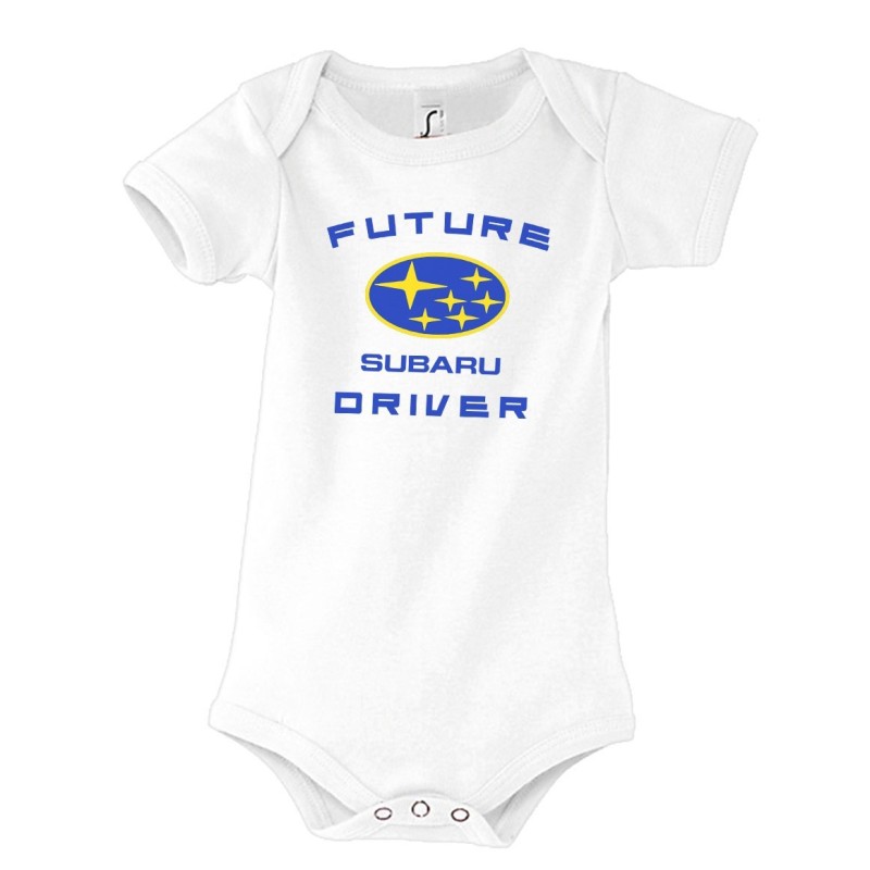 Future SUBARU Driver onepiece baby suit