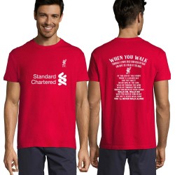 Walk on Liverpool FC. Unisex t-shirt