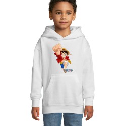 One Piece Luffy punch Kids hoodie