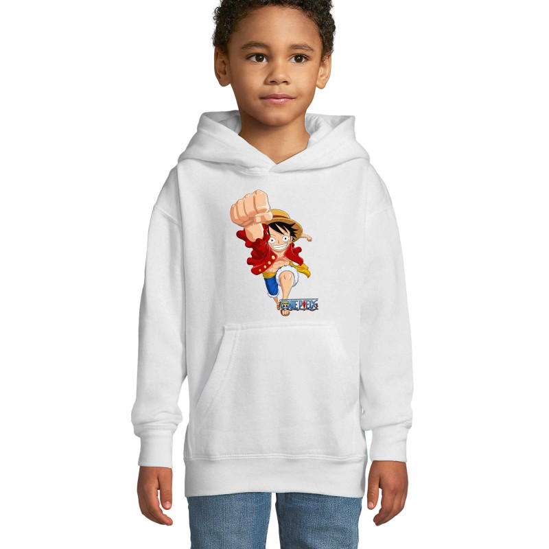 One Piece Luffy punch Kids hoodie