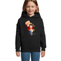 One Piece Luffy punch Kids hoodie