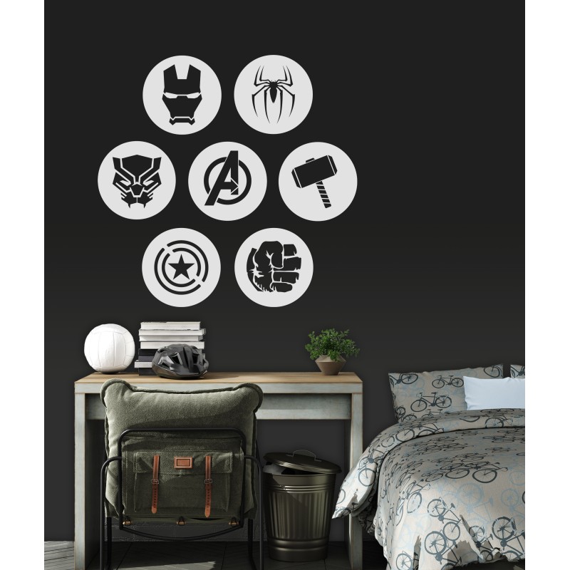 Avengers logo wall Decal / Stickers for room