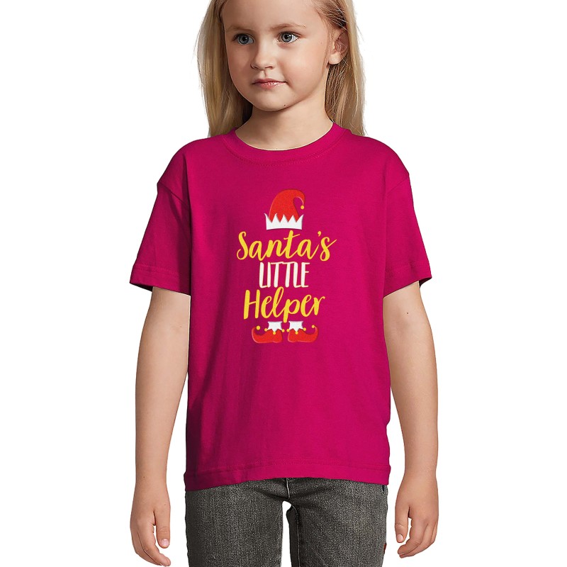 Santa's elf little helper kids t-shirt