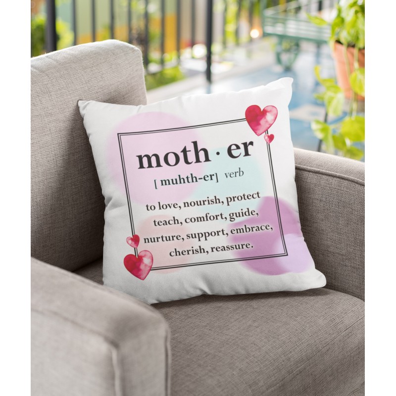 Mother word analysis Throw Pillow