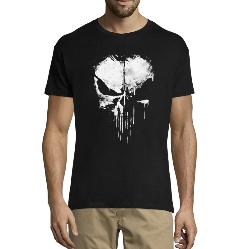 Punisher paint Scull Unisex t-shirt