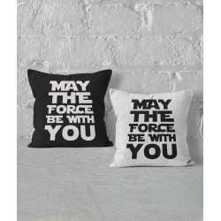 StarWars throw pillow May the Force be with you.. in 2 colors