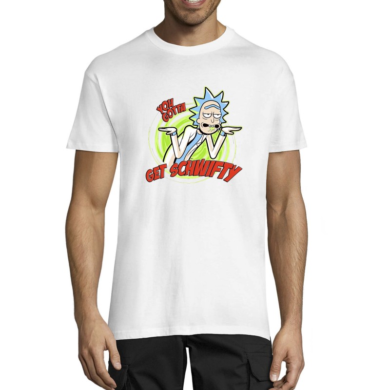 Unisex Rick and Morty t-shirt Get Schwifty