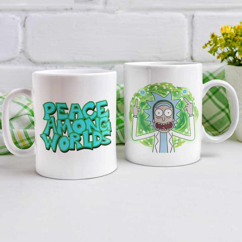 Peace among worlds mug
