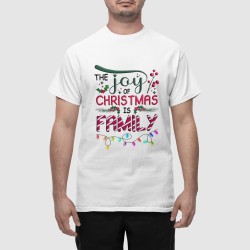 The Joy of Christmas is Family! Unisex t-shirts