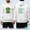 White Unisex hoodie - PAO BC - The King Is Back White Unisex hoodie - PAO BC - The King Is Back