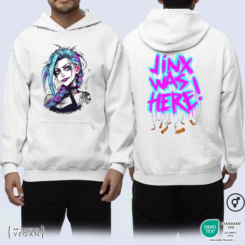 Arcane Jinx was here Unisex hoodie