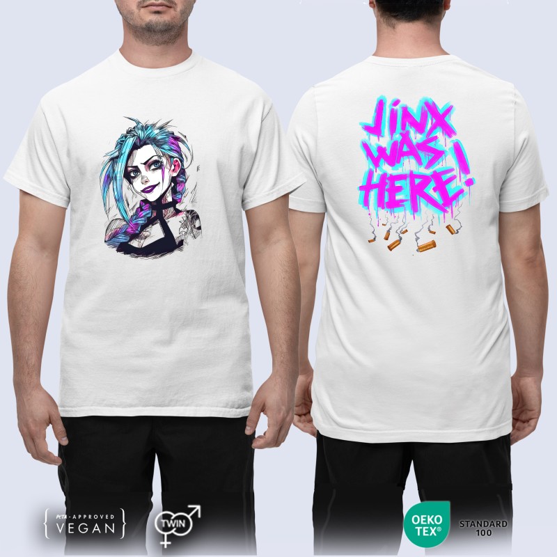 Arcane Jinx was here Unisex t-shirt