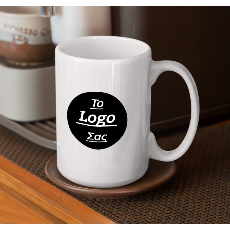 Custom logo coffee mug