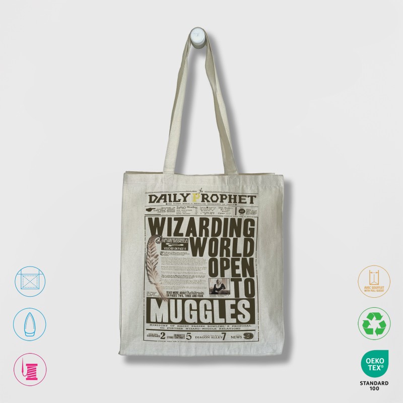 Harry potter Tote bag Wizardry open to Muggles