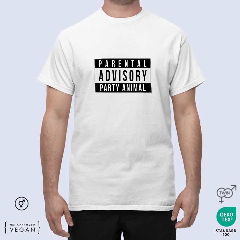 Parental Advisory Party animal Unisex t-shirt