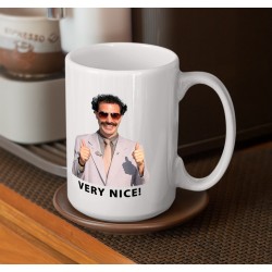 Κούπα 15oz Borat meme "Very Nice!"