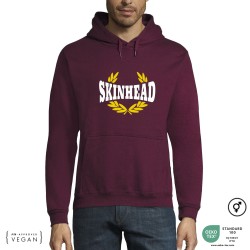 Skinhead unisex Φούτερ με κουκούλα