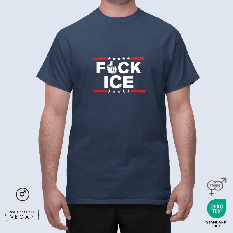 Fuck ICE Unisex κοντομάνικο μπλουζάκι