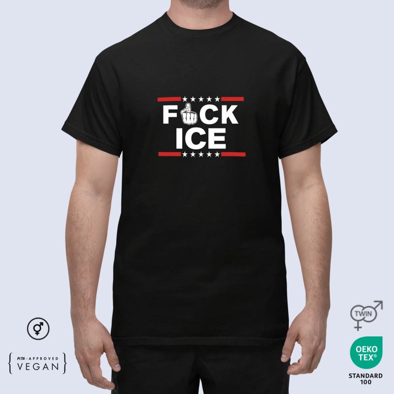 Fuck ICE Unisex κοντομάνικο μπλουζάκι