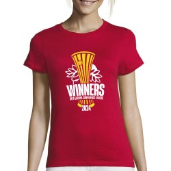 Ολυμπιακός 2024 Conference Winners Γυναικείο Tshirt Κόκκινο