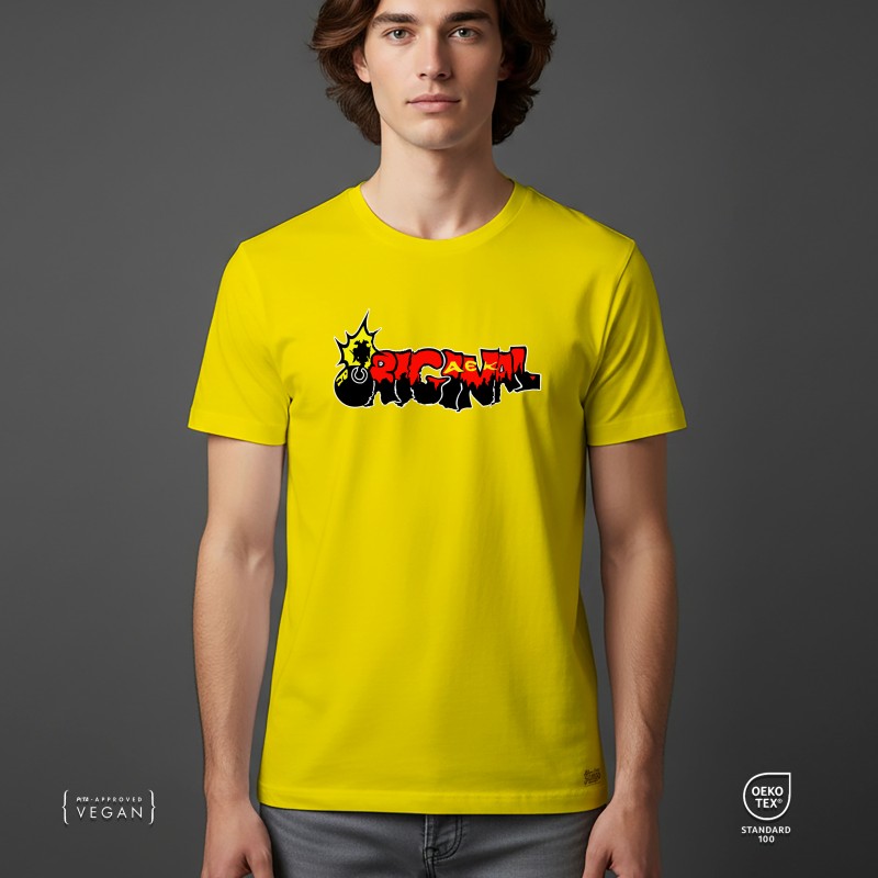 Κίτρινο ΑΕΚ Original 21 Unisex Μπλουζάκι