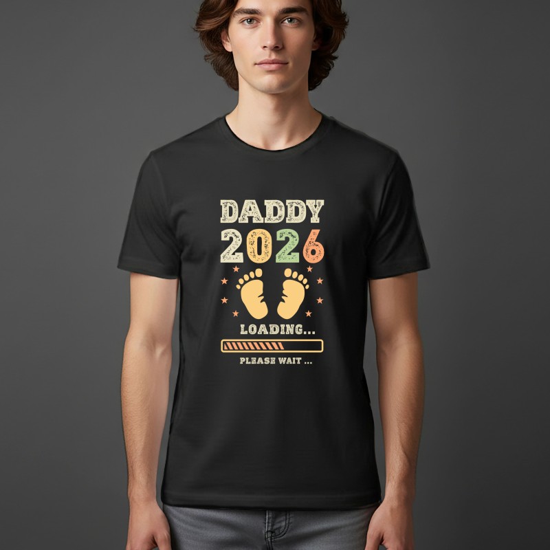 Μαύρο Unisex t-shirt Daddy 2026 Loading