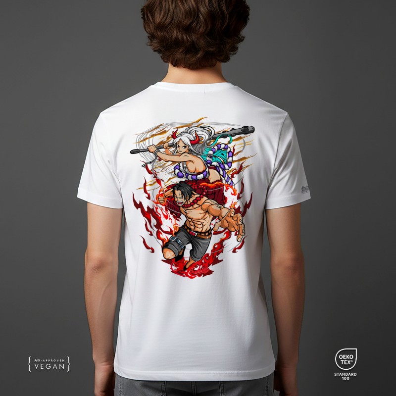 OnePiece Ace Yamato unisex μπλουζάκι