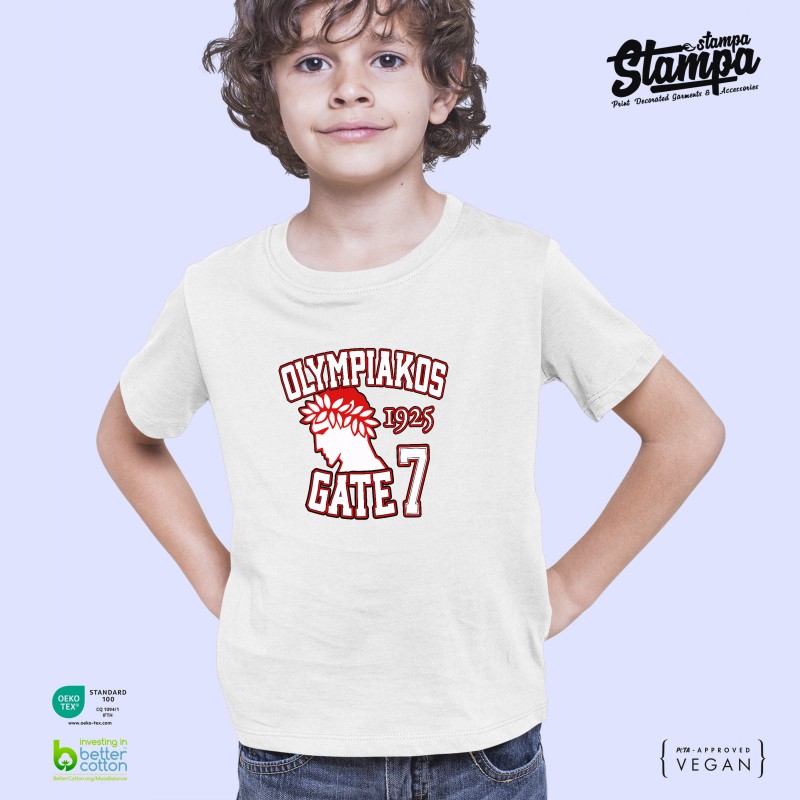 Olympiakos Peiraios - Gate 7 1925 Kids T-shirt White