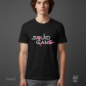 Μαύρο Unisex t-shirt Squid game logo