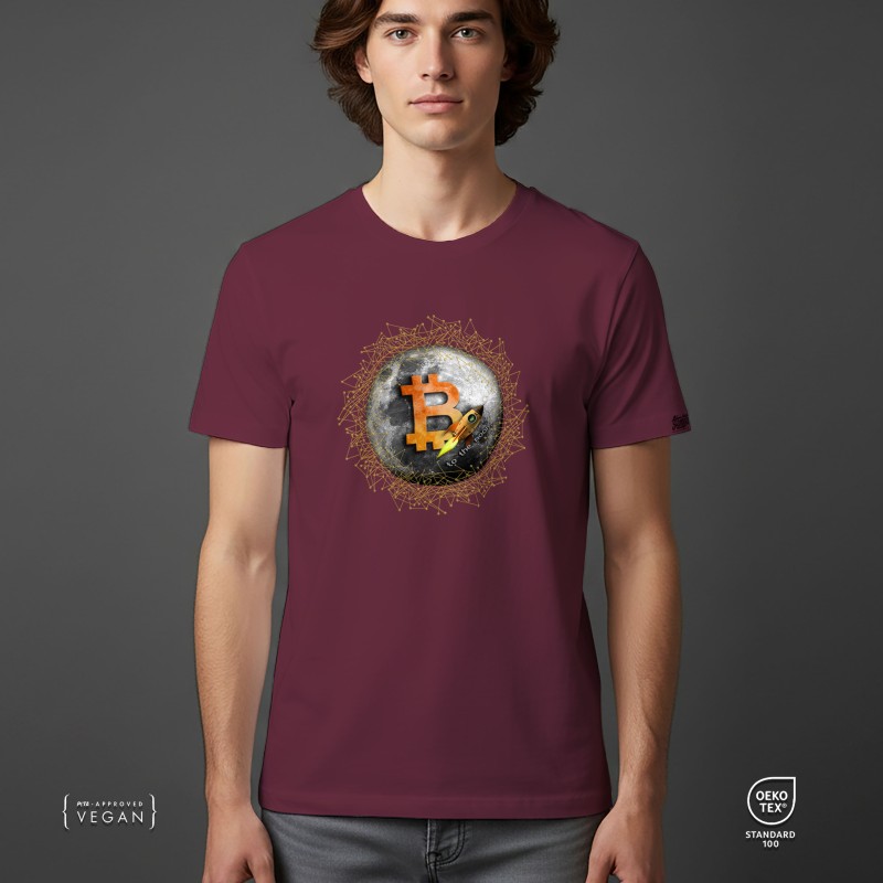 Bordeaux unisex t-shirt BTC to the moon