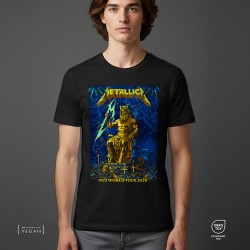 Metallica M72 Greece tour Zeus black unisex t-shirt