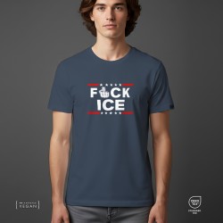 Fuck ICE - Anti ICE protest Unisex t-shirt Denim