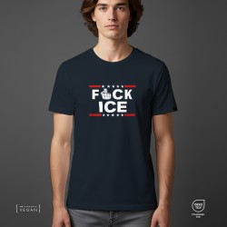 Fuck ICE - Anti ICE protest Unisex t-shirt Mouse Grey