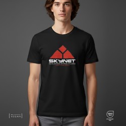 Skynet Terminator Unisex μπλουζάκι Μαύρο