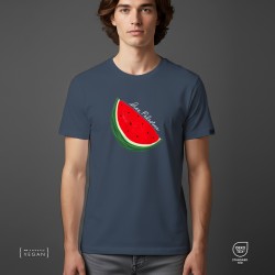 FREE Palestine watermelon Unisex t-shirt Denim