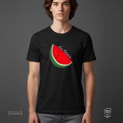 FREE Palestine watermelon Unisex t-shirt Black