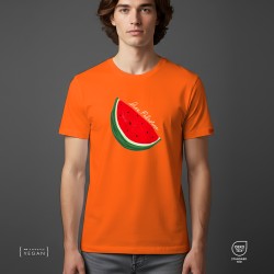 FREE Palestine watermelon Unisex t-shirt Orange