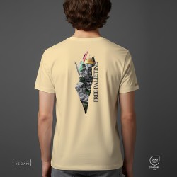 Free Palestine Unisex T-Shirt Sand