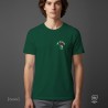 Free Palestine Unisex T-Shirt Bottle Green
