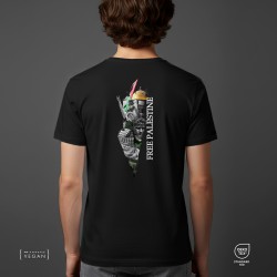 Free Palestine Unisex T-Shirt Μαύρο