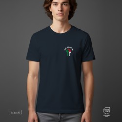 Free Palestine Unisex T-Shirt Mouse Grey