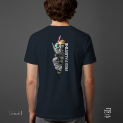 Free Palestine Unisex T-Shirt Mouse Grey