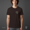 Free Palestine Unisex T-Shirt Chocolate
