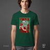 Free Palestine Unisex T-Shirt Bottle Green