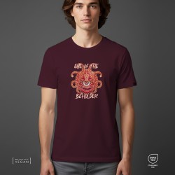Eye of the Beholder unisex t-shirt Μπορντό