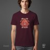 Eye of the Beholder unisex t-shirt Μπορντό